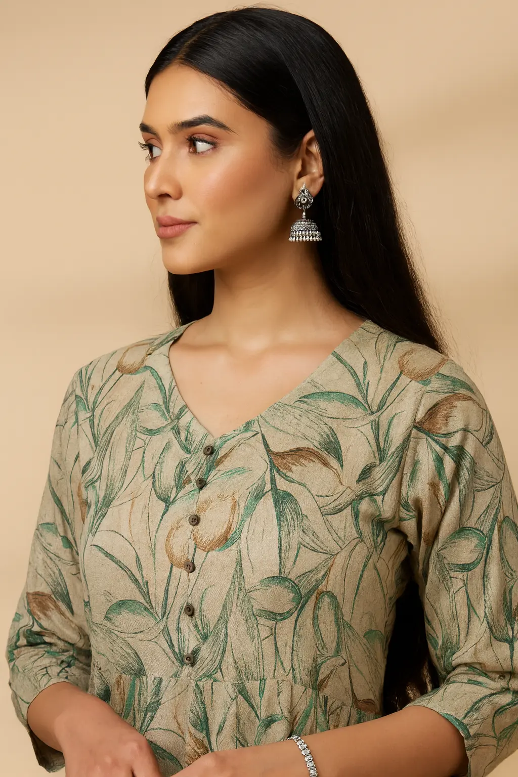 Deeksha Peacock Autum Blue Green