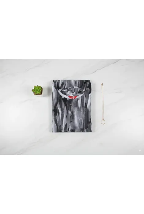 Deeksha Peacock Zebra stripe Black - Image 4